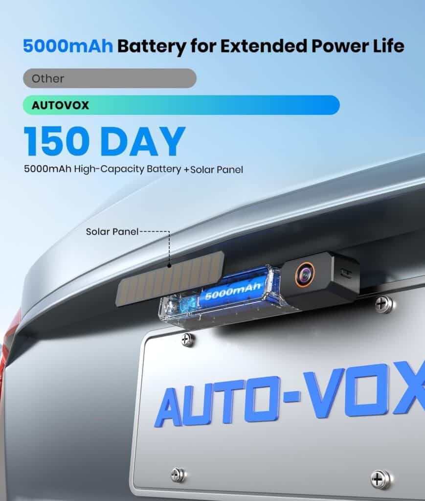 best backup camera Autovox Solar 3A