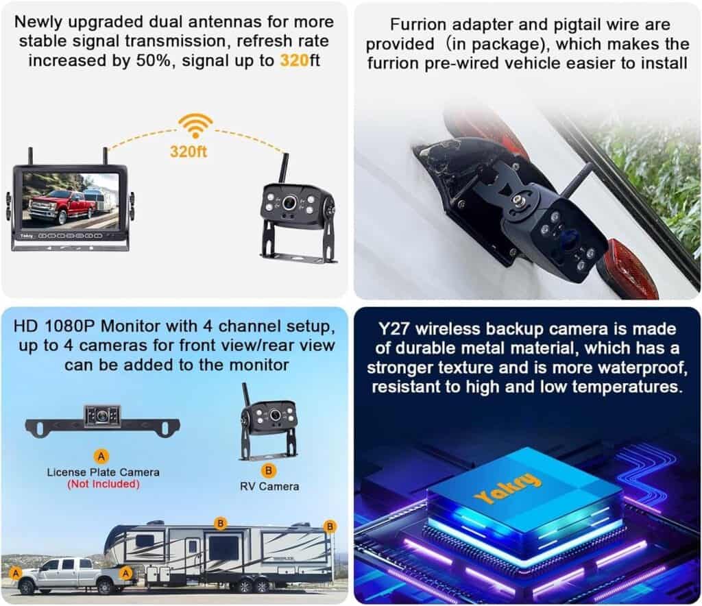 best backup camera Yakree Y27